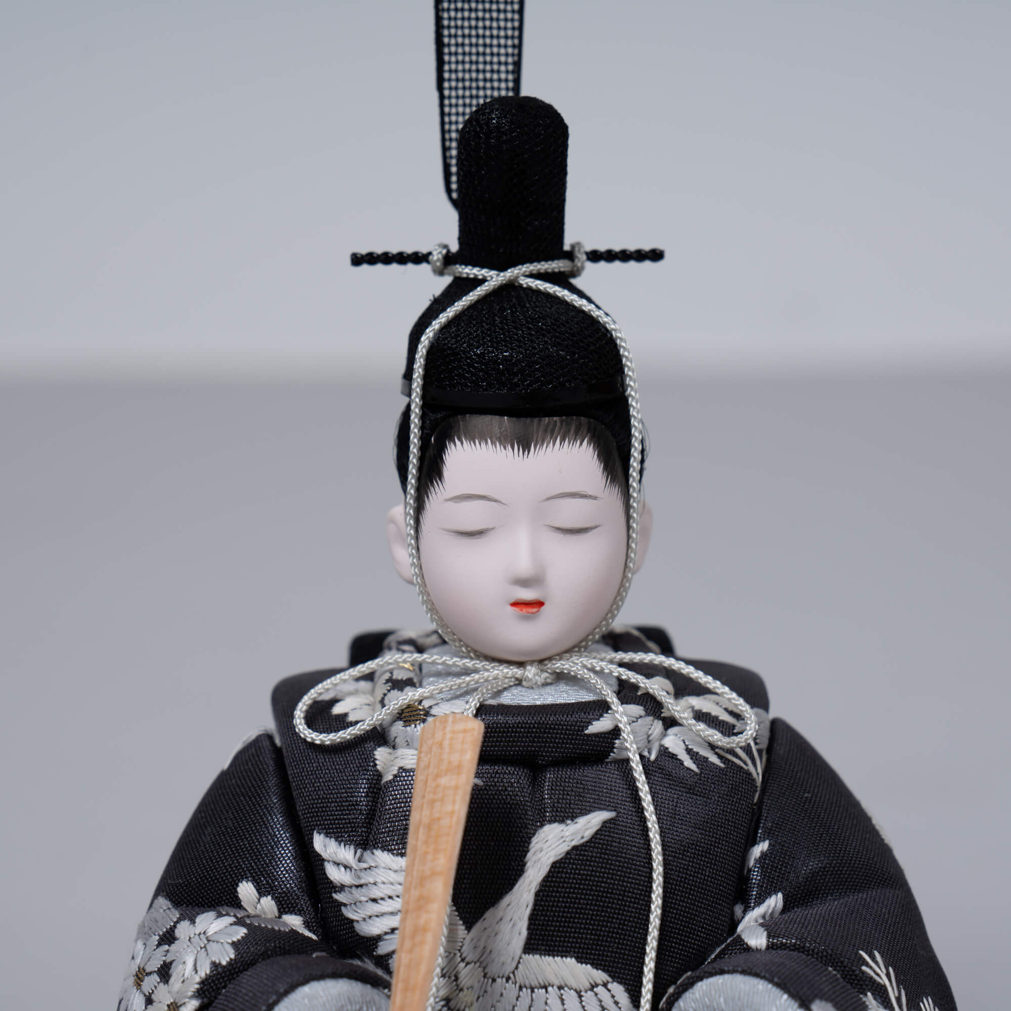 雛人形 星彩 平飾り グレー 一秀 蘇州刺繍紺