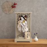 羽子板ケース ベージュ かさね ベージュ 10号 刺繍 吉徳大光