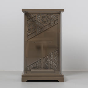 羽子板ケース かさね ブラウン 10号 帯地 吉徳大光