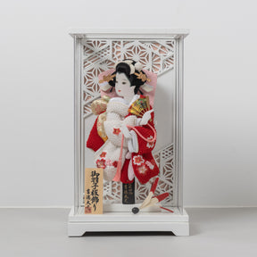 羽子板ケース かさね 白 8号 鹿の子 吉徳大光