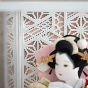 羽子板ケース かさね 白 8号 鹿の子 吉徳大光