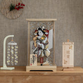 羽子板ケース 華音 白木 8号 帯地 吉徳大光