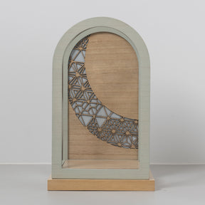 羽子板ケース ロマネ ベージュ 8号 華紋刺繍