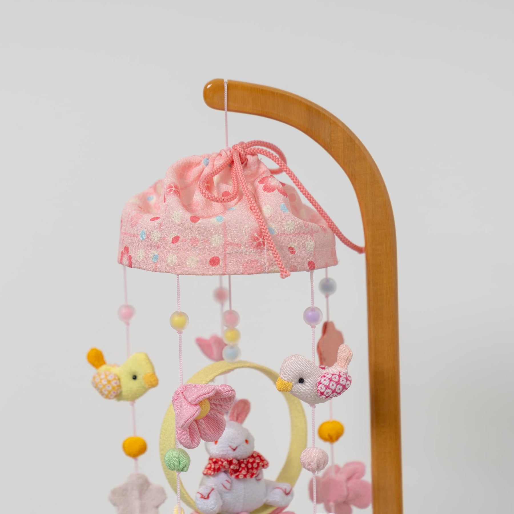 つるし雛 パステルうさぎ ピンク H41