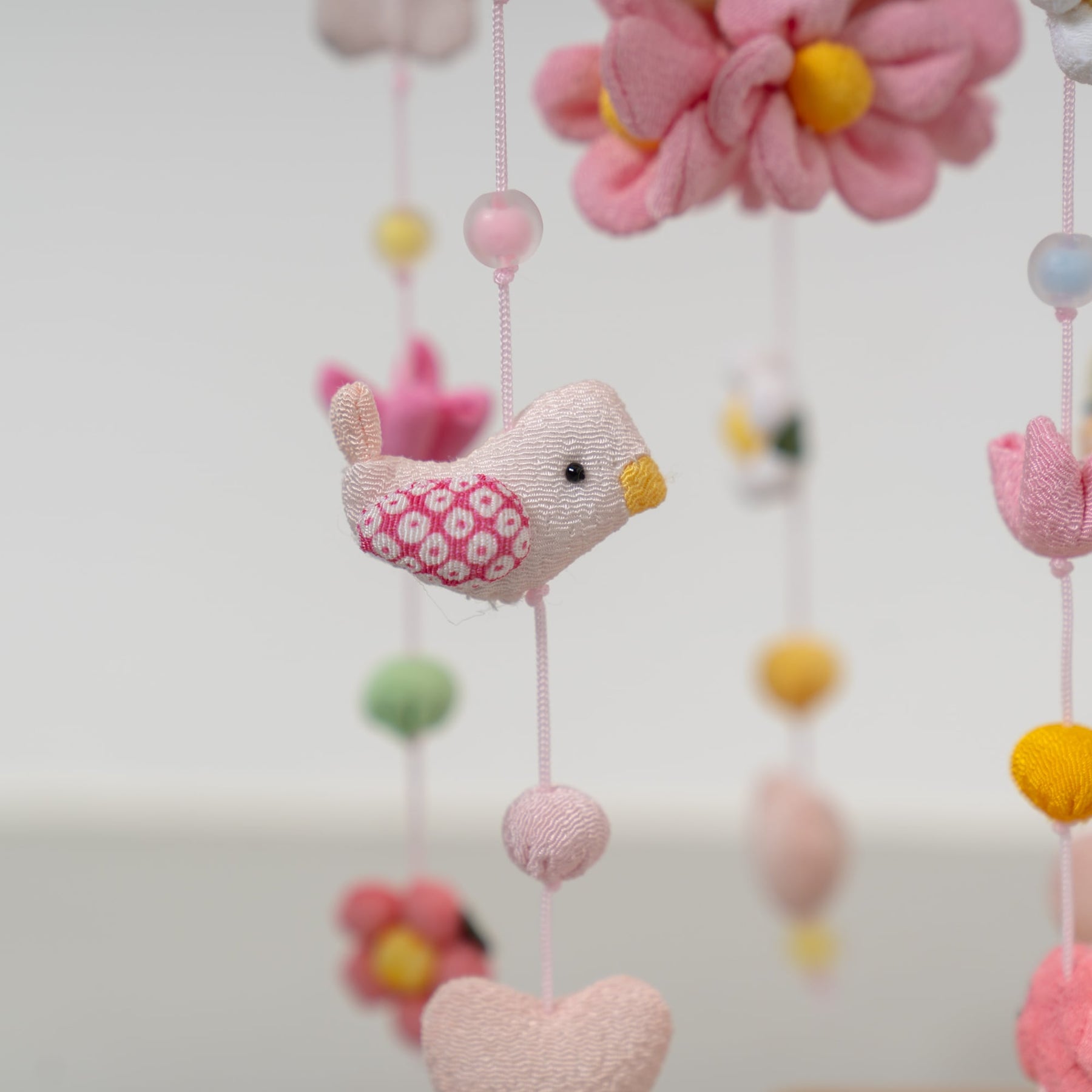 つるし雛 パステルうさぎ ピンク H41