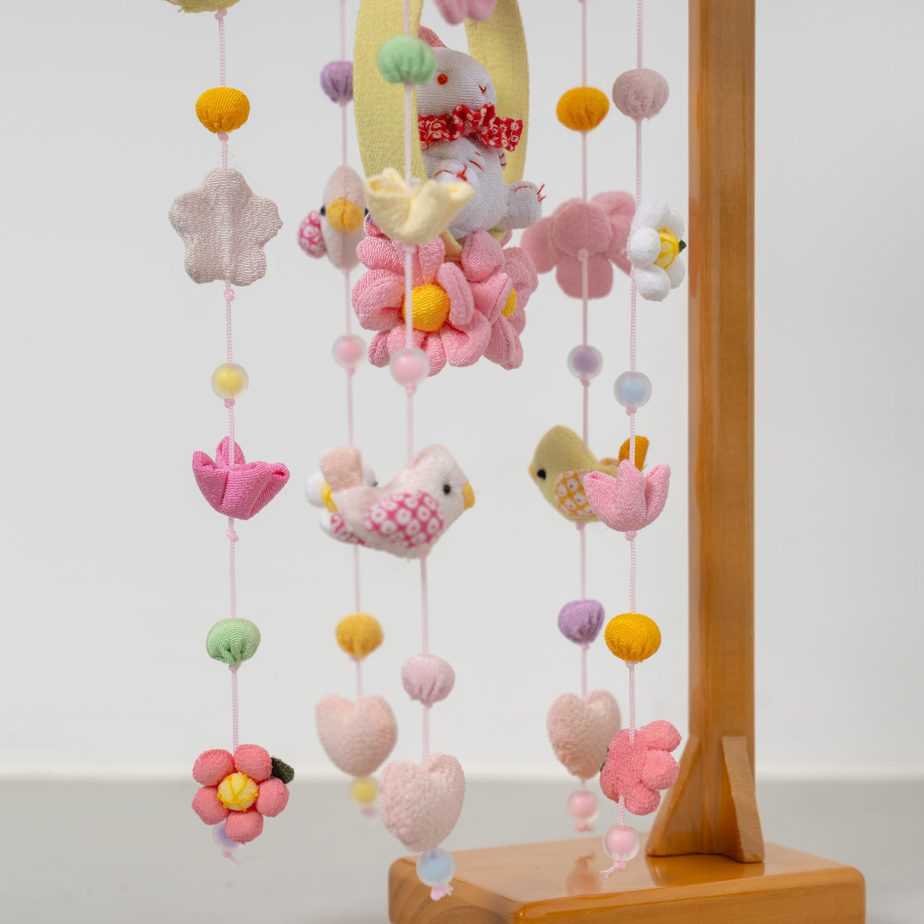 つるし雛 パステルうさぎ ピンク H41