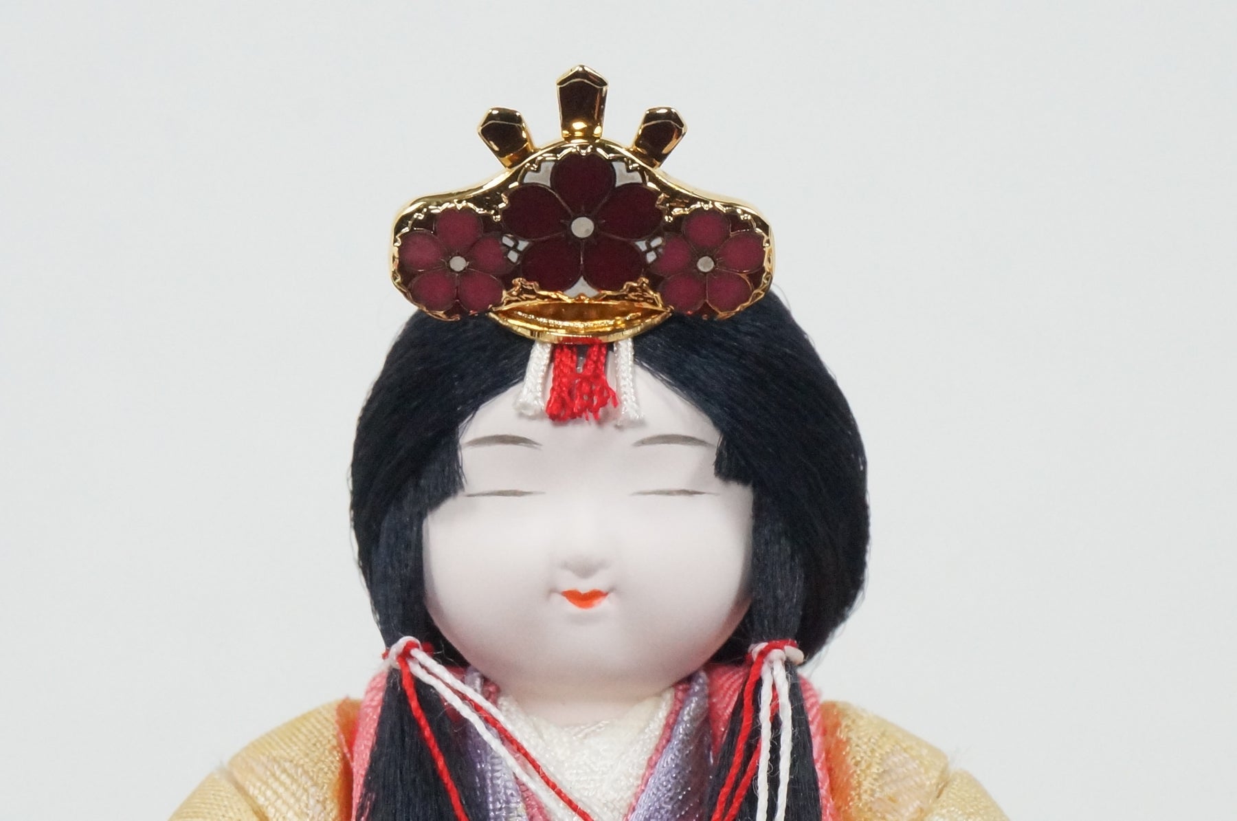 金彩飾り雛 青×赤ガラスのお雛様 雛人形 節句人形 手作り ひな人形 ひな祭り 通販 販売