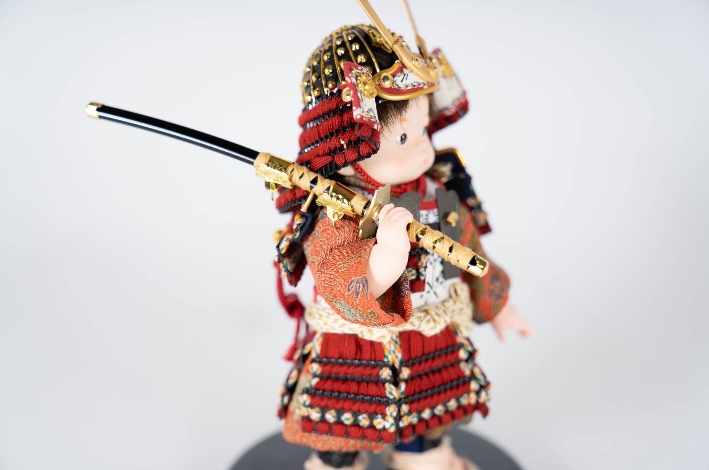 もののふ童 子供大将 凛｜端午の節句 五月人形 兜 コンパクトで