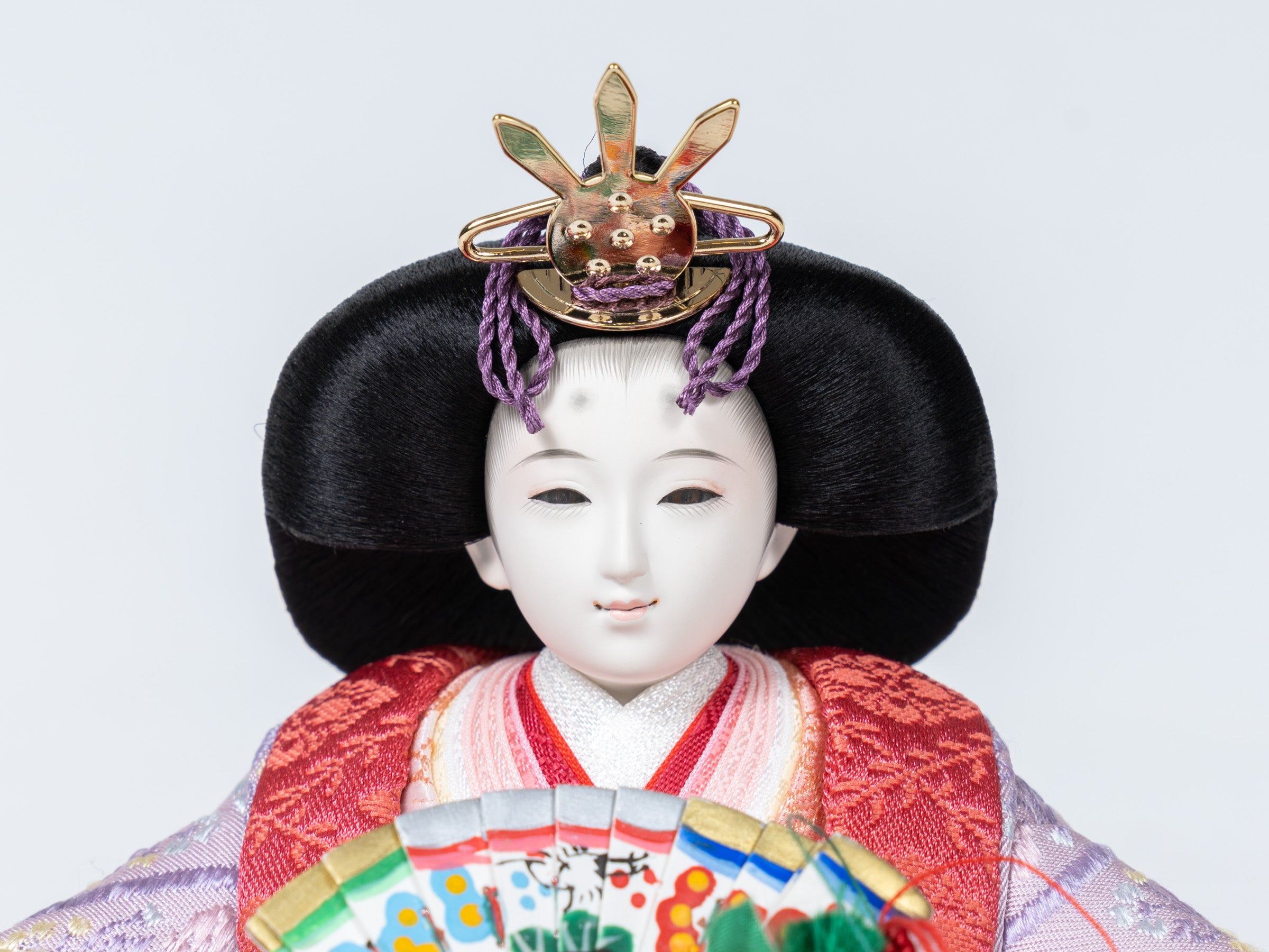 雛人形 ゆうき平飾り 吉徳大光 藤色